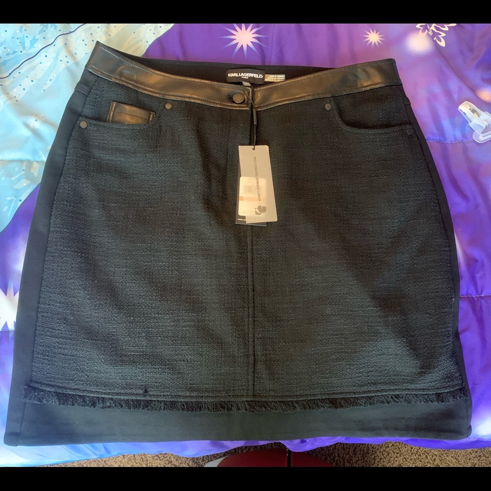 Karl Lagerfeld black skirt
